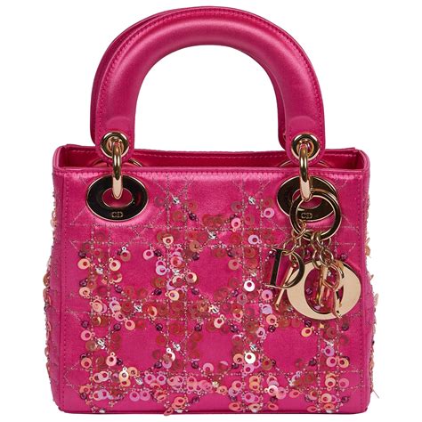 dior lady bag pink